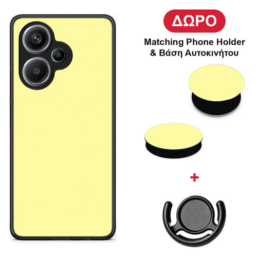 Butter Yellow - Xiaomi Redmi Note 13 Pro Plus 5G θήκη + Δώρο Phone Holder & Βάση Αυτοκινήτου