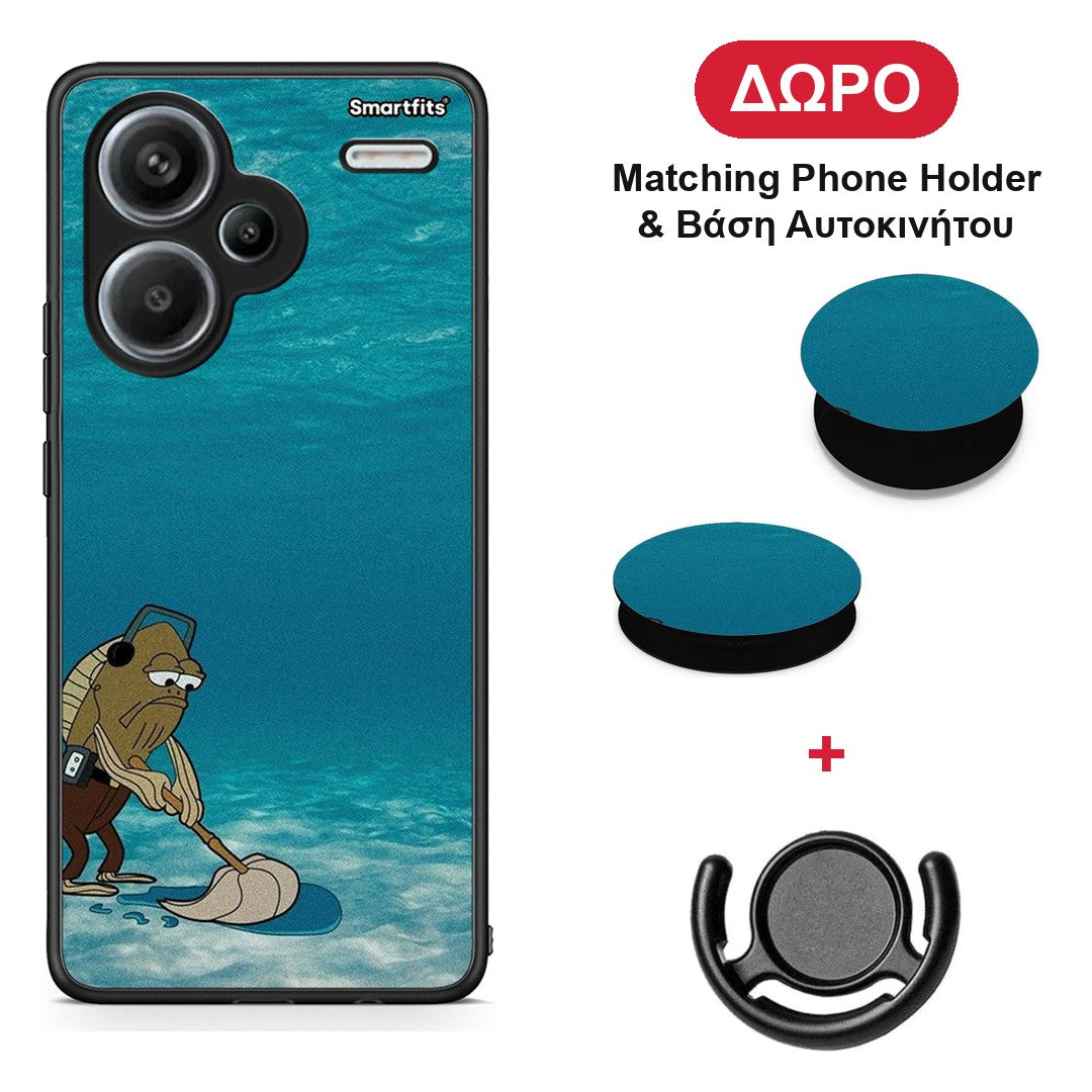 Clean The Ocean - Xiaomi Redmi Note 13 Pro Plus 5G θήκη + Δώρο Phone Holder & Βάση Αυτοκινήτου