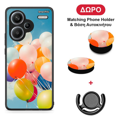 Colorful Balloons - Xiaomi Redmi Note 13 Pro Plus 5G θήκη + Δώρο Phone Holder & Βάση Αυτοκινήτου