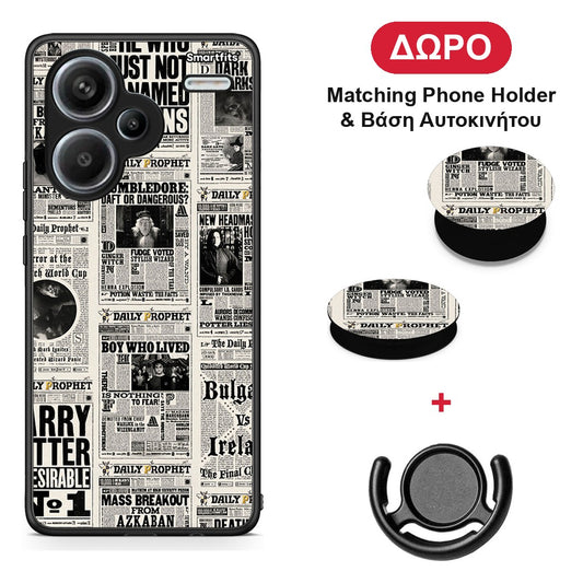 Harry Paper - Xiaomi Redmi Note 13 Pro Plus 5G θήκη + Δώρο Phone Holder & Βάση Αυτοκινήτου