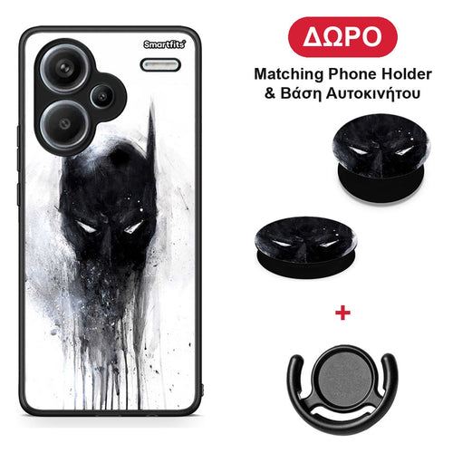 Hero Paint Bat - Xiaomi Redmi Note 13 Pro Plus 5G θήκη + Δώρο Phone Holder & Βάση Αυτοκινήτου