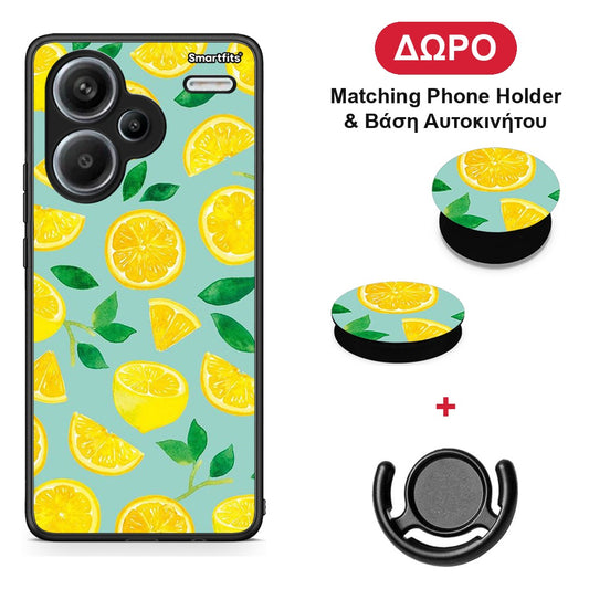 Lemons - Xiaomi Redmi Note 13 Pro Plus 5G θήκη + Δώρο Phone Holder & Βάση Αυτοκινήτου