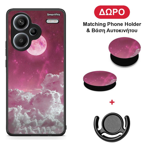 Pink Moon - Xiaomi Redmi Note 13 Pro Plus 5G θήκη + Δώρο Phone Holder & Βάση Αυτοκινήτου