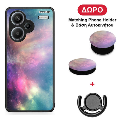 Galactic Rainbow - Xiaomi Redmi Note 13 Pro Plus 5G θήκη + Δώρο Phone Holder & Βάση Αυτοκινήτου