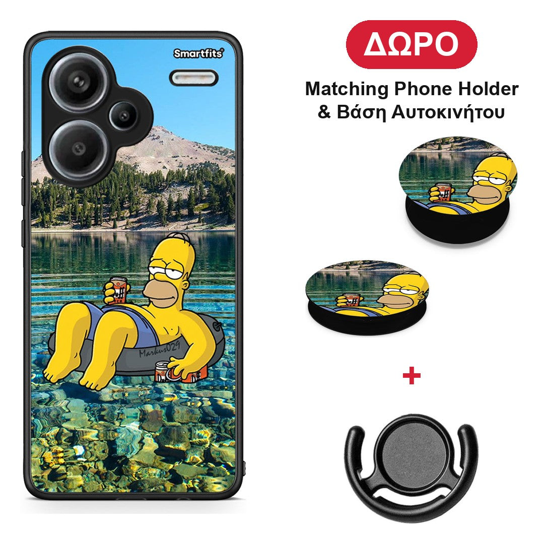 Summer Happiness - Xiaomi Redmi Note 13 Pro Plus 5G θήκη + Δώρο Phone Holder & Βάση Αυτοκινήτου