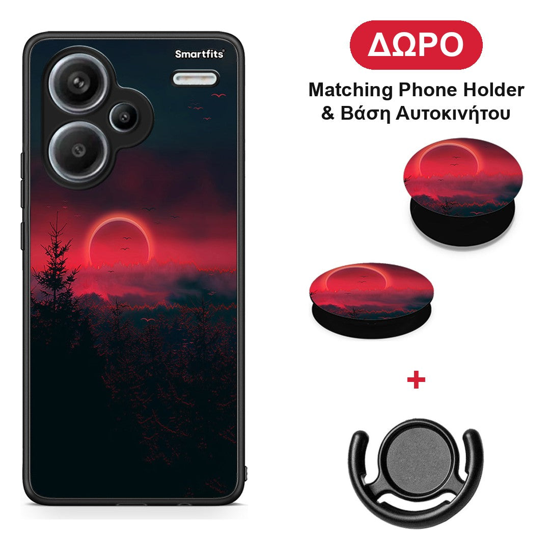 Tropic Sunset - Xiaomi Redmi Note 13 Pro Plus 5G θήκη + Δώρο Phone Holder & Βάση Αυτοκινήτου