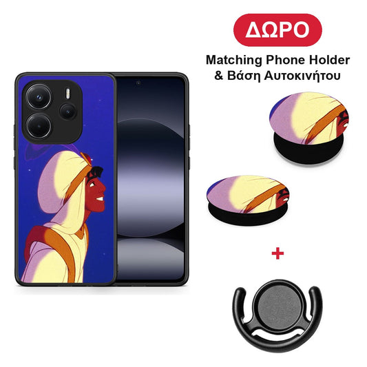 Alladin And Jasmine Love 1 - Xiaomi Redmi Note 14 4G θήκη + Δώρο Phone Holder & Βάση Αυτοκινήτου