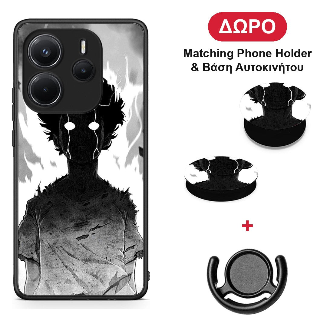 Anime Boy - Xiaomi Redmi Note 14 4G θήκη + Δώρο Phone Holder & Βάση Αυτοκινήτου