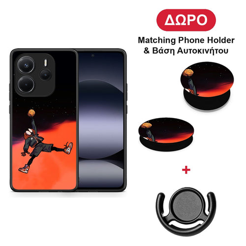 Basketball Hero - Xiaomi Redmi Note 14 4G θήκη + Δώρο Phone Holder & Βάση Αυτοκινήτου
