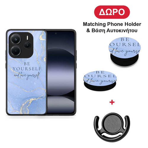 Be Yourself - Xiaomi Redmi Note 14 4G θήκη + Δώρο Phone Holder & Βάση Αυτοκινήτου