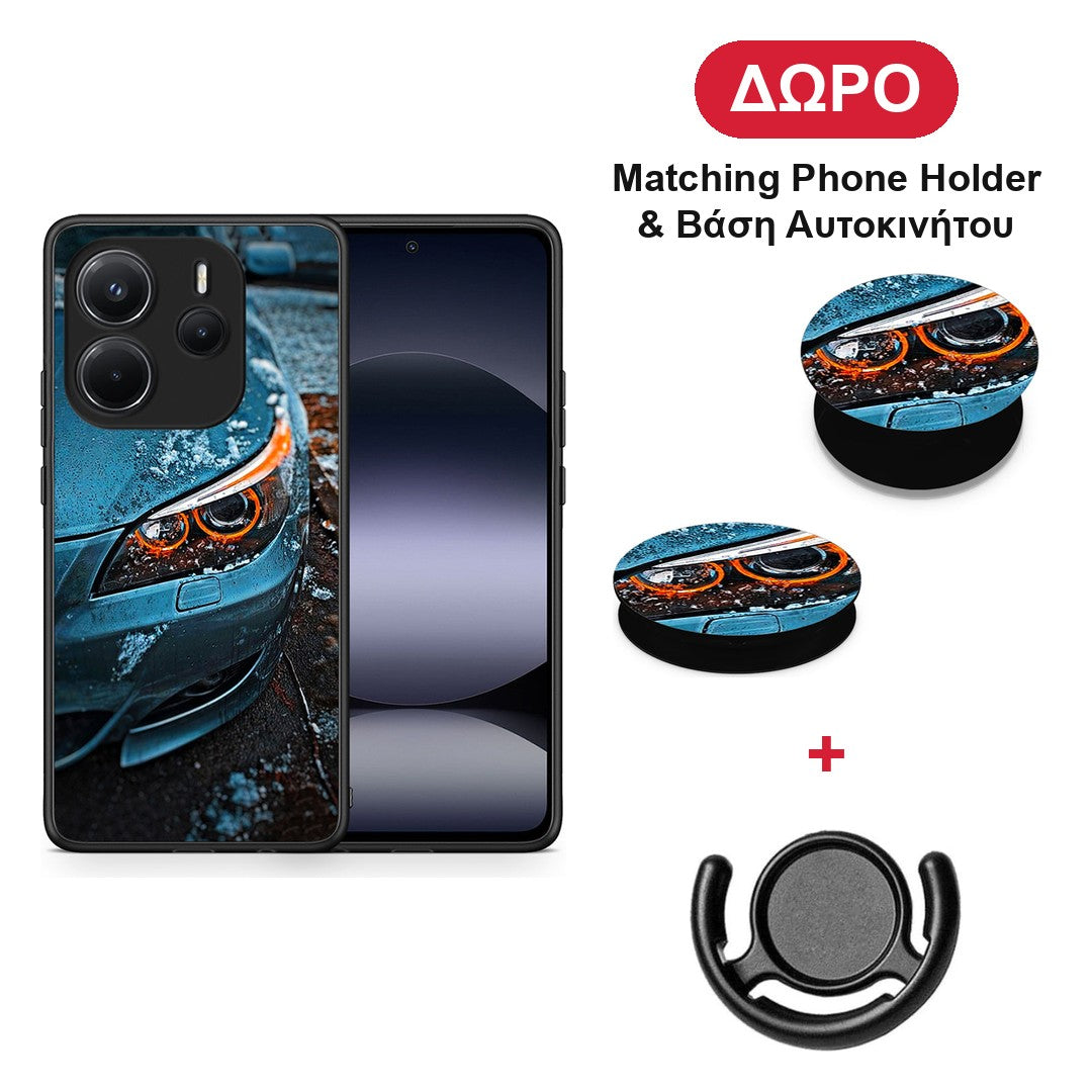 Bmw E60 - Xiaomi Redmi Note 14 4G θήκη + Δώρο Phone Holder & Βάση Αυτοκινήτου
