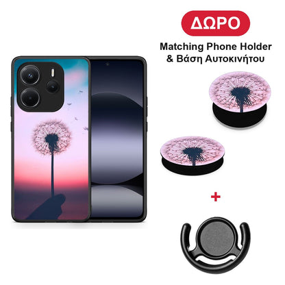 Boho Wish - Xiaomi Redmi Note 14 4G θήκη + Δώρο Phone Holder & Βάση Αυτοκινήτου