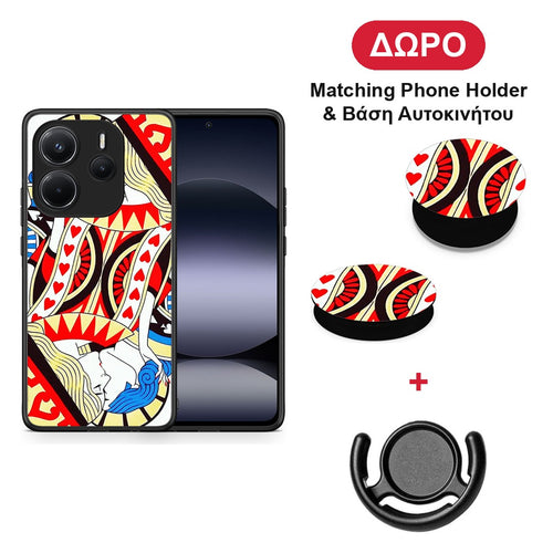 Card Love - Xiaomi Redmi Note 14 4G θήκη + Δώρο Phone Holder & Βάση Αυτοκινήτου