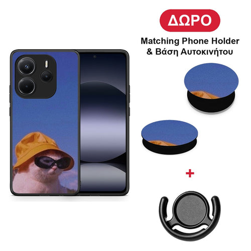 Cat Diva - Xiaomi Redmi Note 14 4G θήκη + Δώρο Phone Holder & Βάση Αυτοκινήτου