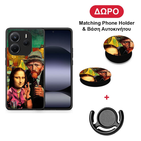 Funny Art - Xiaomi Redmi Note 14 4G θήκη + Δώρο Phone Holder & Βάση Αυτοκινήτου