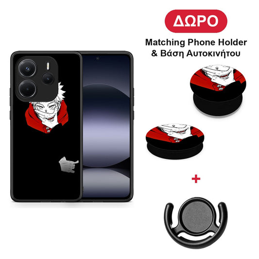 Itadori Anime - Xiaomi Redmi Note 14 4G θήκη + Δώρο Phone Holder & Βάση Αυτοκινήτου