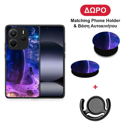 Lost Astronaut - Xiaomi Redmi Note 14 4G θήκη + Δώρο Phone Holder & Βάση Αυτοκινήτου