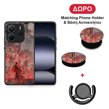 Nezuko Kamado - Xiaomi Redmi Note 14 4G θήκη + Δώρο Phone Holder & Βάση Αυτοκινήτου