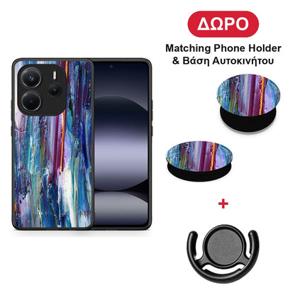 Paint Winter - Xiaomi Redmi Note 14 4G θήκη + Δώρο Phone Holder & Βάση Αυτοκινήτου
