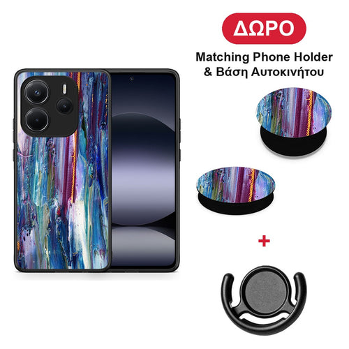 Paint Winter - Xiaomi Redmi Note 14 4G θήκη + Δώρο Phone Holder & Βάση Αυτοκινήτου