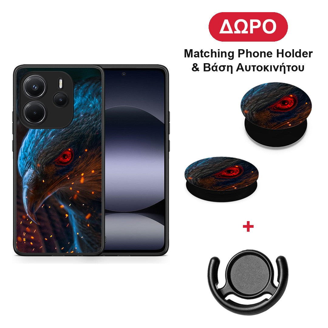 PopArt Eagle - Xiaomi Redmi Note 14 4G θήκη + Δώρο Phone Holder & Βάση Αυτοκινήτου