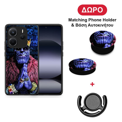 PopArt Thanos - Xiaomi Redmi Note 14 4G θήκη + Δώρο Phone Holder & Βάση Αυτοκινήτου