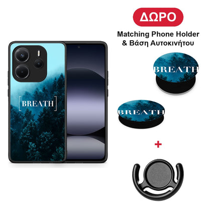Quote Breath - Xiaomi Redmi Note 14 4G θήκη + Δώρο Phone Holder & Βάση Αυτοκινήτου