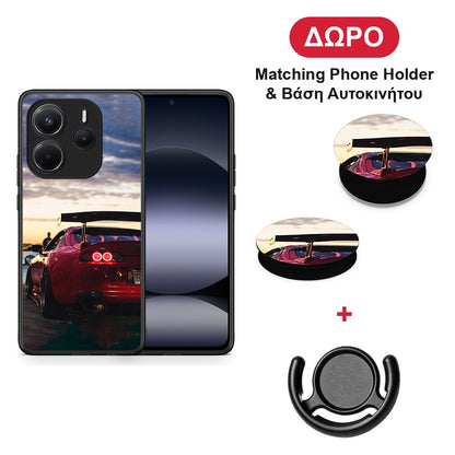 Racing Supra - Xiaomi Redmi Note 14 4G θήκη + Δώρο Phone Holder & Βάση Αυτοκινήτου