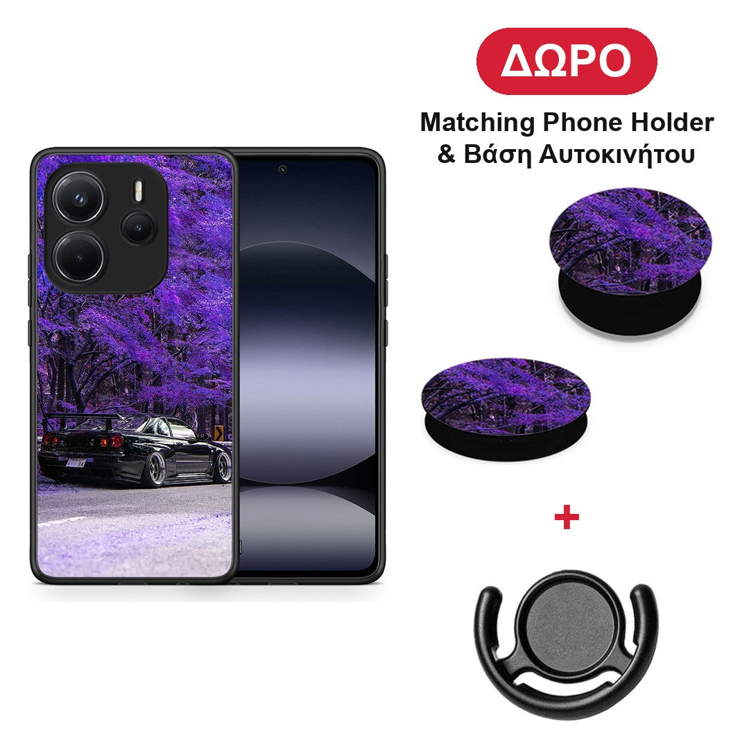Super Car - Xiaomi Redmi Note 14 4G θήκη + Δώρο Phone Holder & Βάση Αυτοκινήτου