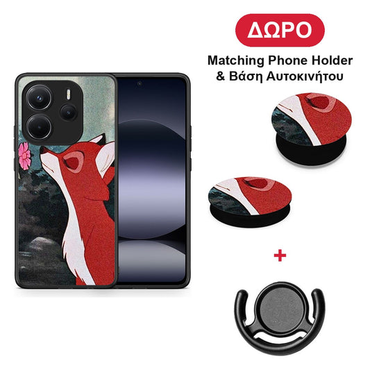 Tod And Vixey Love 2 - Xiaomi Redmi Note 14 4G θήκη + Δώρο Phone Holder & Βάση Αυτοκινήτου