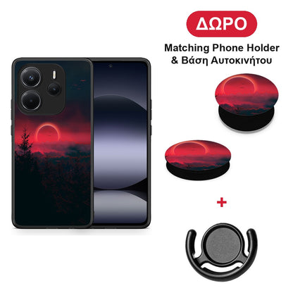 Tropic Sunset - Xiaomi Redmi Note 14 4G θήκη + Δώρο Phone Holder & Βάση Αυτοκινήτου