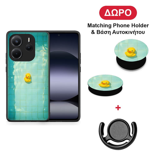 Yellow Duck - Xiaomi Redmi Note 14 4G θήκη + Δώρο Phone Holder & Βάση Αυτοκινήτου