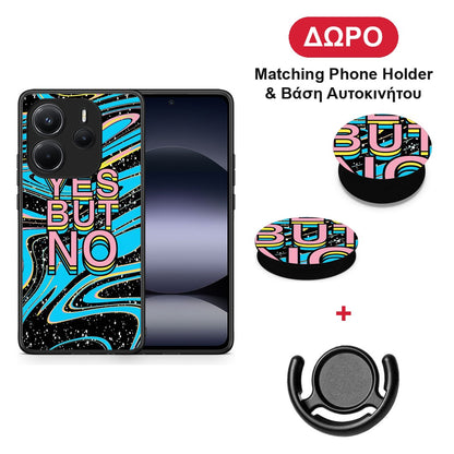 Yes But No - Xiaomi Redmi Note 14 4G θήκη + Δώρο Phone Holder & Βάση Αυτοκινήτου