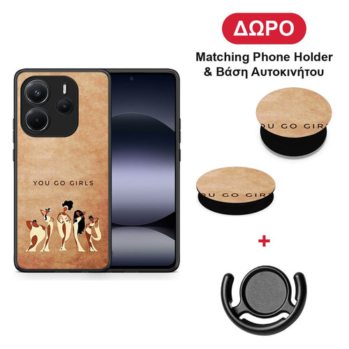 You Go Girl - Xiaomi Redmi Note 14 4G θήκη + Δώρο Phone Holder & Βάση Αυτοκινήτου