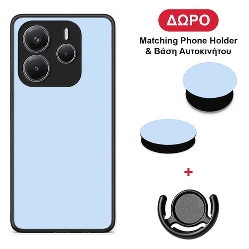 Powder Blue - Xiaomi Redmi Note 14 5G θήκη + Δώρο Phone Holder & Βάση Αυτοκινήτου