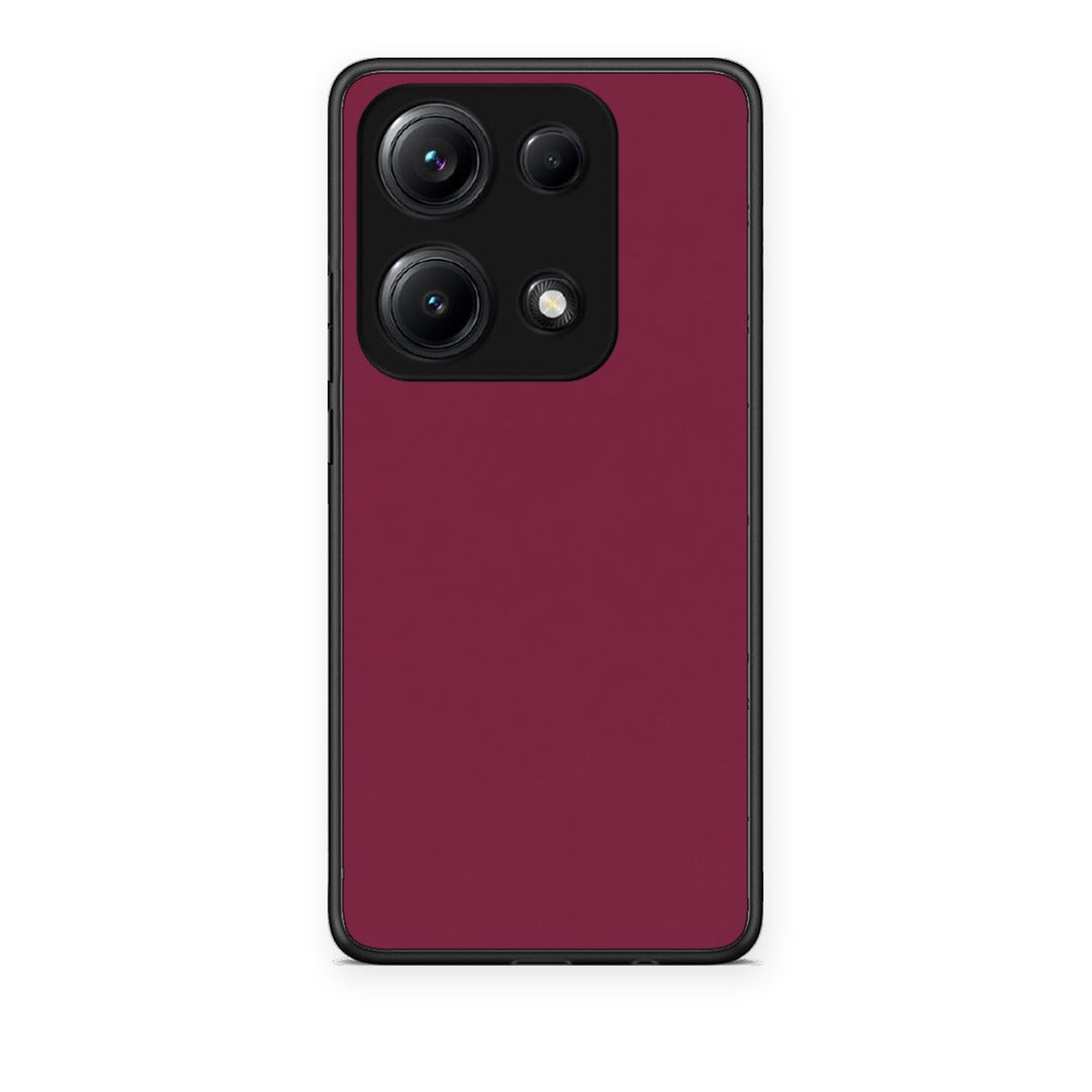Θήκη Xiaomi Redmi Note 14S Burgundy από τη Smartfits με σχέδιο στο πίσω μέρος και μαύρο περίβλημα | Xiaomi Redmi Note 14S Burgundy case with colorful back and black bezels