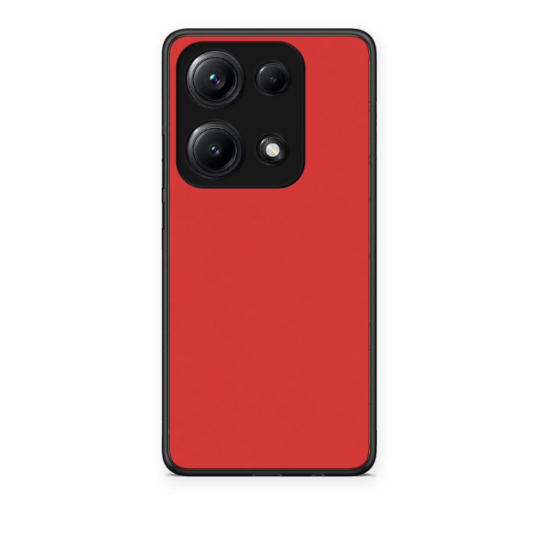 Θήκη Xiaomi Redmi Note 14S Poppy Red από τη Smartfits με σχέδιο στο πίσω μέρος και μαύρο περίβλημα | Xiaomi Redmi Note 14S Poppy Red case with colorful back and black bezels