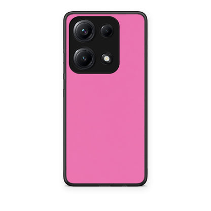 Θήκη Xiaomi Redmi Note 14S Rose Pink από τη Smartfits με σχέδιο στο πίσω μέρος και μαύρο περίβλημα | Xiaomi Redmi Note 14S Rose Pink case with colorful back and black bezels