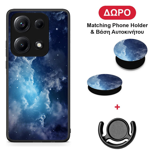 Galactic Blue Sky - Xiaomi Redmi Note 14S θήκη + Δώρο Phone Holder & Βάση Αυτοκινήτου