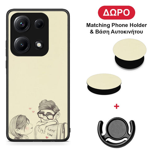 Carl And Ellie - Xiaomi Redmi Note 14S θήκη + Δώρο Phone Holder & Βάση Αυτοκινήτου