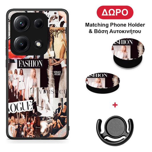 Collage Fashion - Xiaomi Redmi Note 14S θήκη + Δώρο Phone Holder & Βάση Αυτοκινήτου