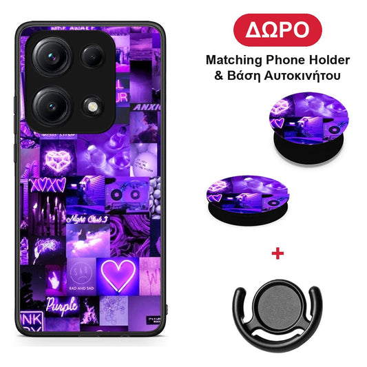 Collage Stay Wild - Xiaomi Redmi Note 14S θήκη + Δώρο Phone Holder & Βάση Αυτοκινήτου