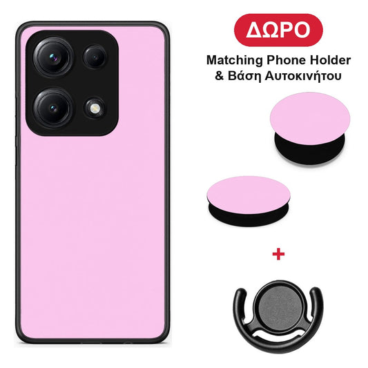 Cotton Candy Pink - Xiaomi Redmi Note 14S θήκη + Δώρο Phone Holder & Βάση Αυτοκινήτου