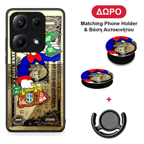 Duck Money - Xiaomi Redmi Note 14S θήκη + Δώρο Phone Holder & Βάση Αυτοκινήτου