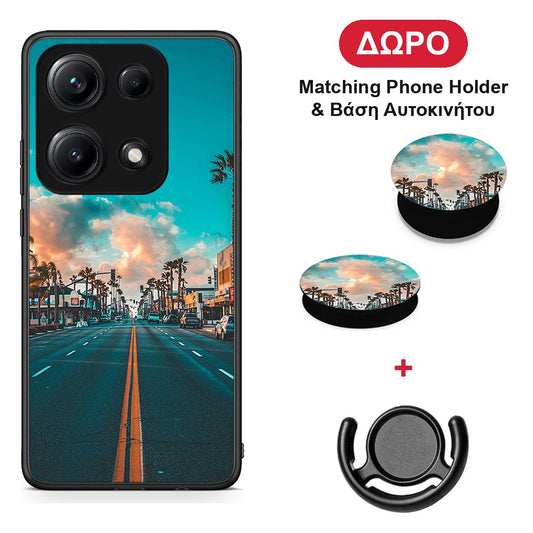 Landscape City - Xiaomi Redmi Note 14S θήκη + Δώρο Phone Holder & Βάση Αυτοκινήτου