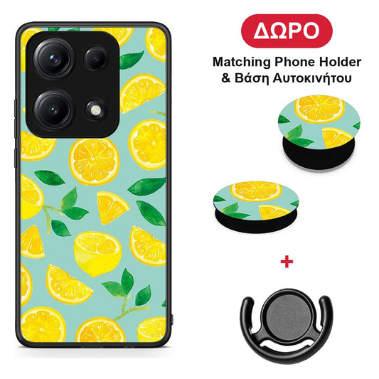 Lemons - Xiaomi Redmi Note 14S θήκη + Δώρο Phone Holder & Βάση Αυτοκινήτου