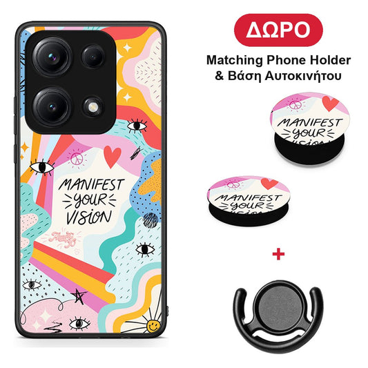 Manifest Your Vision - Xiaomi Redmi Note 14S θήκη + Δώρο Phone Holder & Βάση Αυτοκινήτου