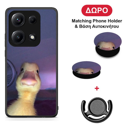 Meme Duck - Xiaomi Redmi Note 14S θήκη + Δώρο Phone Holder & Βάση Αυτοκινήτου