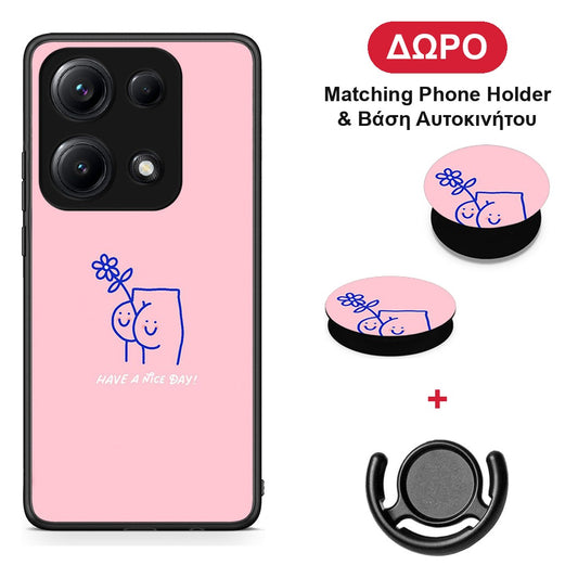 Nice Day - Xiaomi Redmi Note 14S θήκη + Δώρο Phone Holder & Βάση Αυτοκινήτου