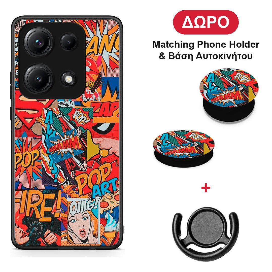 PopArt OMG - Xiaomi Redmi Note 14S θήκη + Δώρο Phone Holder & Βάση Αυτοκινήτου
